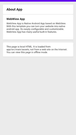 WebView Android App screenshot 9