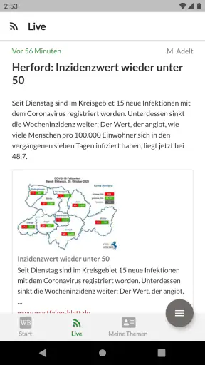 Westfalen-Blatt News screenshot 5