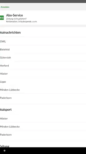 Westfalen-Blatt News screenshot 9