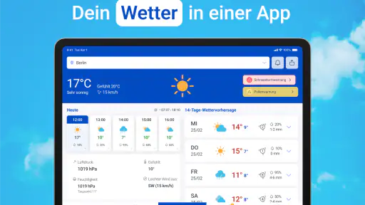 Wetter 14 Tage mit RegenRadar screenshot 11