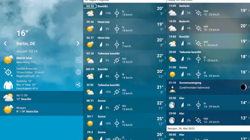 Wetter Deutschland XL PRO screenshot 12
