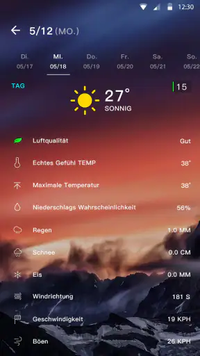 Wetter - Wettervorhersage screenshot 5