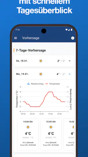 Wetterblick: Wetter & Radar screenshot 3