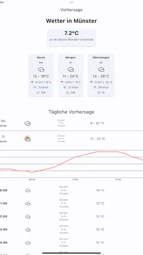Wetterblick: Wetter & Radar screenshot 8