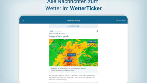 WetterOnline mit RegenRadar screenshot 12