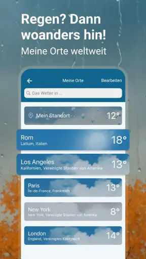 WetterOnline mit RegenRadar screenshot