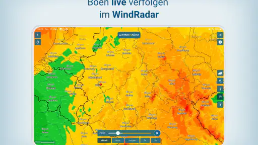 WetterOnline mit RegenRadar screenshot