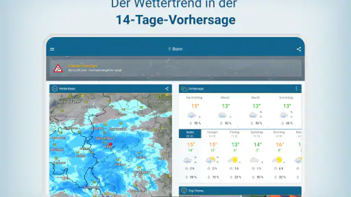 WetterOnline mit RegenRadar screenshot 9