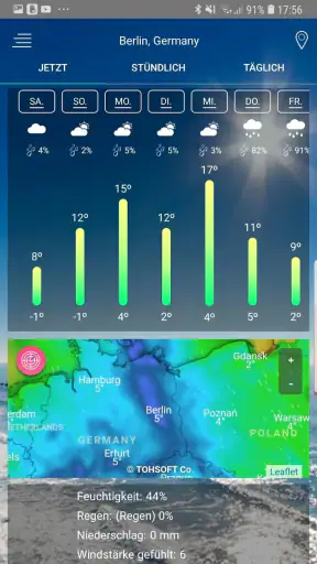 Wettervorhersage App screenshot 10