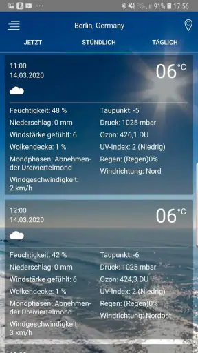 Wettervorhersage App screenshot 4