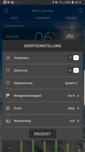 Wettervorhersage App screenshot 6