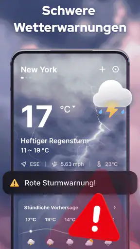 Wettervorhersage mit Radar screenshot