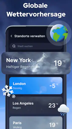 Wettervorhersage mit Radar screenshot