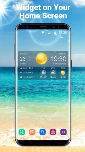 Wettervorhersage - Widget screenshot 1