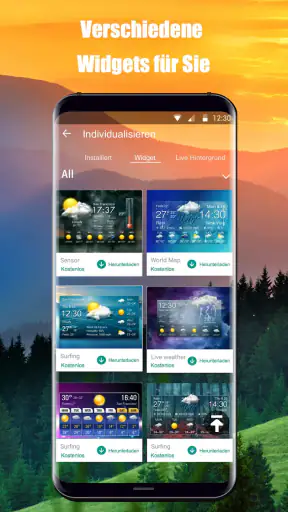 Wettervorhersage - Widget screenshot 5