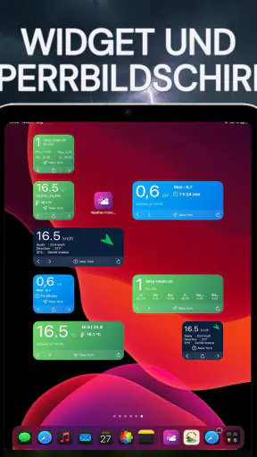 Wetterwarnung: UV•Wind•Widget screenshot 11