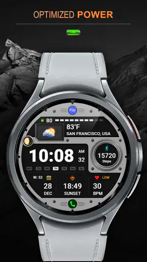 WFP 125 Digital watch face screenshot 6