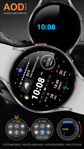 WFP 125 Digital watch face screenshot 8