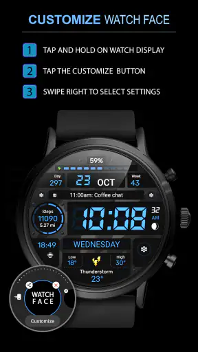 WFP 129 Military watch face screenshot 12