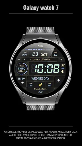 WFP 129 Military watch face screenshot 7