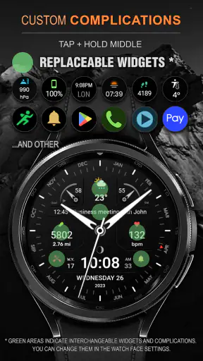 WFP 311 Modern watch face screenshot 12