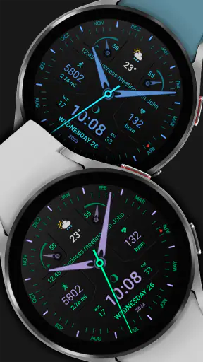 WFP 311 Modern watch face screenshot 2