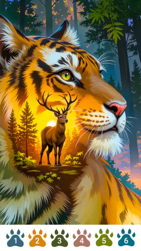 Wild Color: Malen nach Zahlen screenshot 4