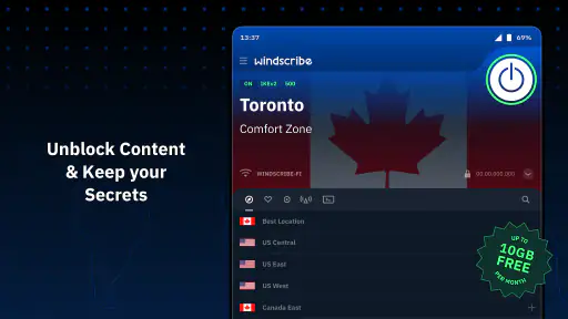 Windscribe VPN screenshot 9