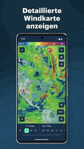 Windy.app: Windkarte, Gezeiten screenshot 3