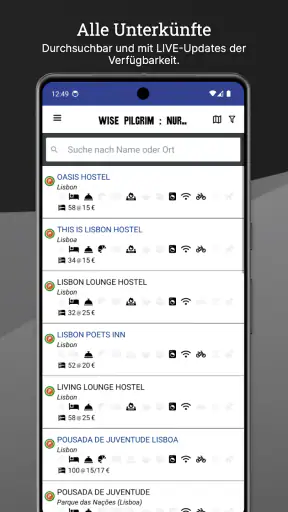 Wise Pilgrim Camino Portugués screenshot 6