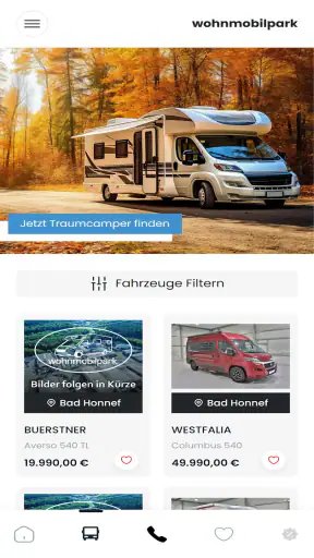 Wohnmobilpark GmbH screenshot 2