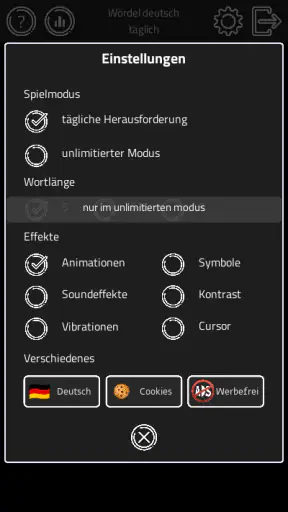 Wördel - tägliches Wortspiel screenshot 7