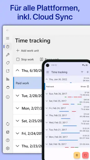 WorkingHours Zeiterfassung screenshot 3