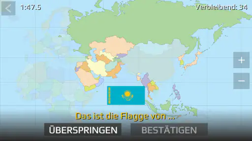World Map Quiz screenshot 2