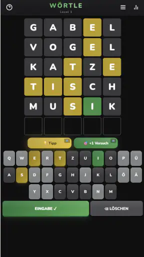 Wörtle - Deutsches Wordle screenshot 2