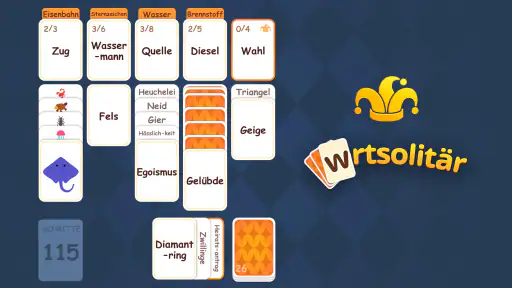 Wortsolitär: Associate Words screenshot 1