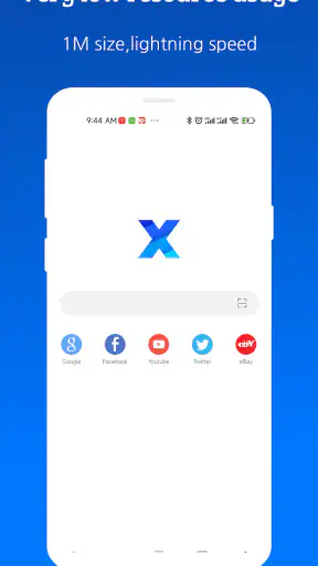 X Browser -Light & Super fast screenshot 1