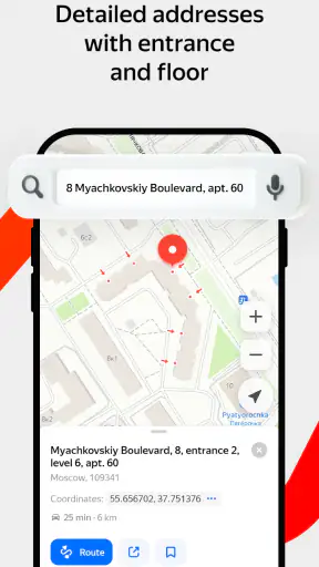 Yandex Maps and Navigator screenshot
