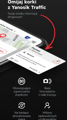 Yanosik: antyradar i nawigacja screenshot 4