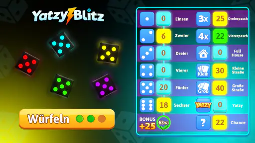 Yatzy Blitz: Würfelspiel screenshot 10