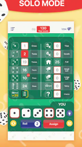 Yatzy - Würfelspiel screenshot 2