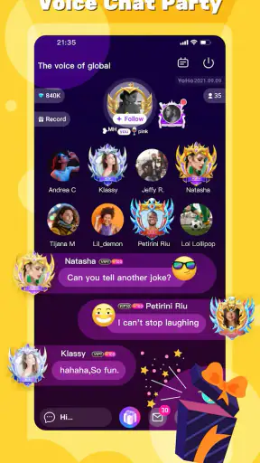 YoHo: Group Voice Chat Room screenshot 1