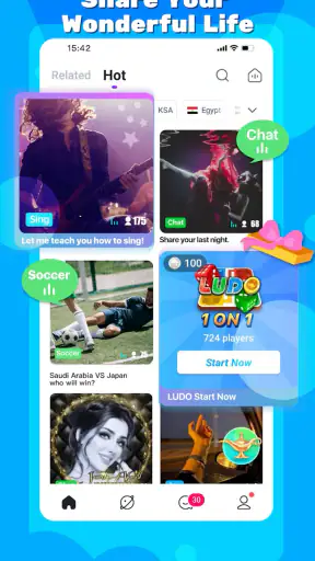 YoHo: Group Voice Chat Room screenshot 2