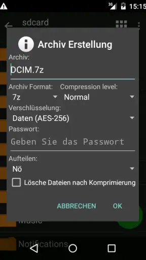 ZArchiver screenshot