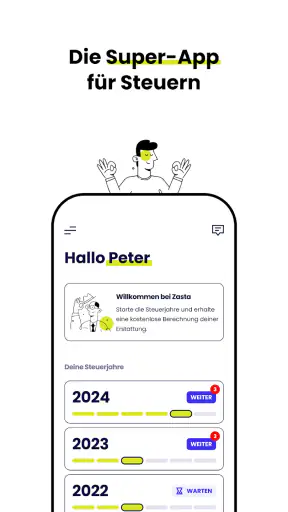 Zasta: Super-App für Steuern screenshot 3