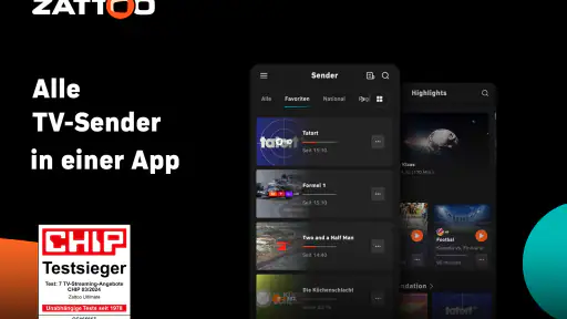 Zattoo - TV Streaming App screenshot 1