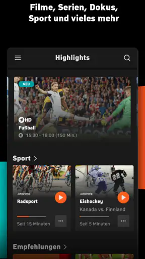 Zattoo - TV Streaming App screenshot 3