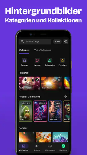Zedge™ - Hintergrundbilder screenshot 9