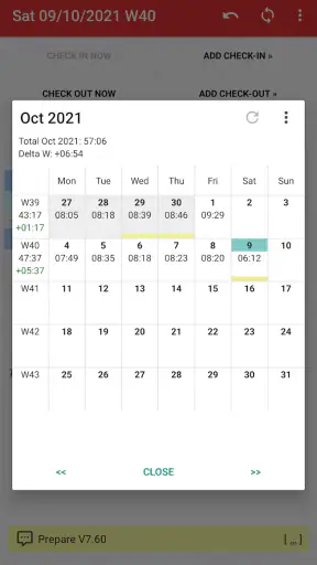 Zeiterfassung Pro screenshot 5