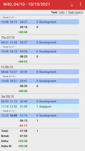 Zeiterfassung Pro screenshot 8